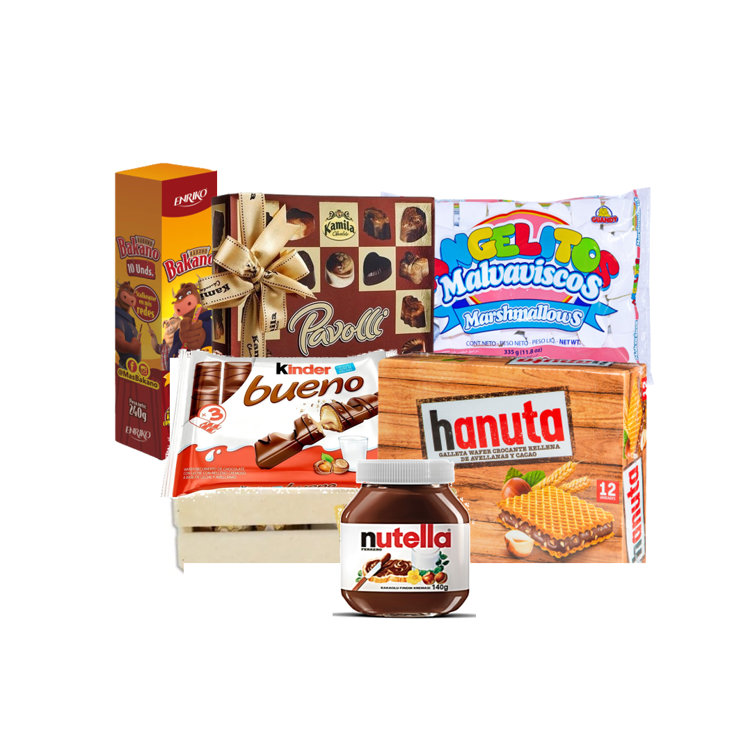 Ancheta Chocolate Galletas Snickers Hersheys Kisses Nutella